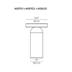 Nui C Tuinlamp Concrete - Luceplan - Koop Online -Verlichting Opslag 8200900095723 3