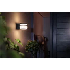 Lucca Buiten Wandlamp Hue White Antracit - Philips Hue - Koop Online -Verlichting Opslag 8718696166048 lucca udendc3b8rs vc3a6glampe antracit philips hue 3