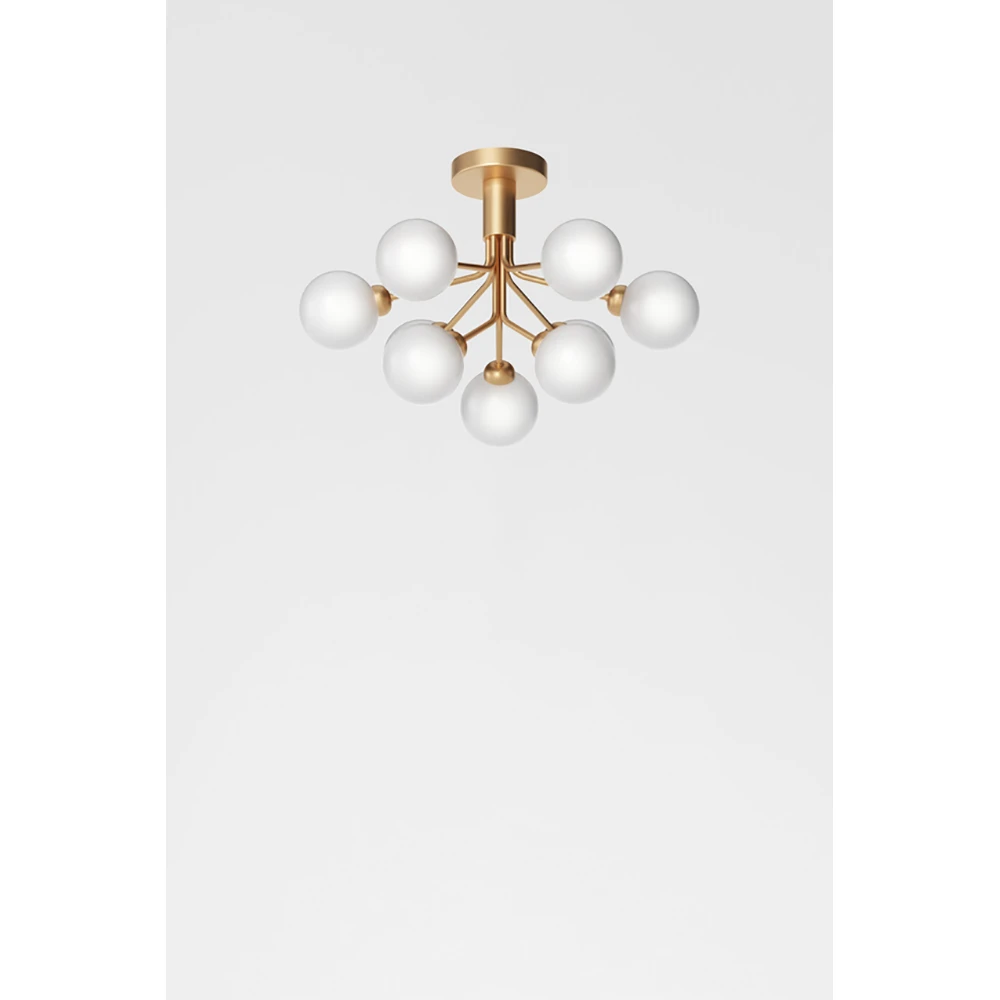 Apiales 9 Plafondlamp Brushed Brass - Nuura - Koop Online 6 Apiales 9 Plafondlamp Brushed Brass - Nuura - Koop Online - Afbeelding 4