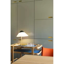 Opala Midi Tafellamp Bordeaux/Brass - Pandul - Koop Online -Verlichting Opslag B001 MGM Opala Mini Dark Green Brass TS 1