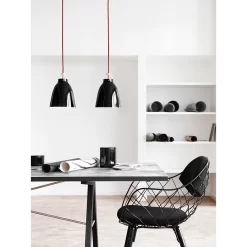 Caravaggio P1 Hanglamp Zwart - Fritz Hansen - Koop Online -Verlichting Opslag Caravaggio P1 Black installation 11