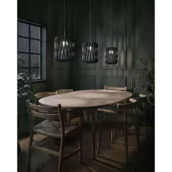 Pilke Signature 18 Hanglamp Black - Pilke - Koop Online -Verlichting Opslag P10501 PILKE Signature 18 pendant dining room Night
