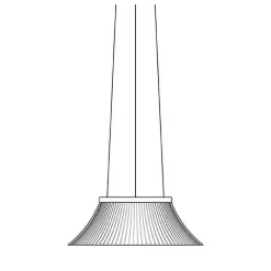 Plissé Hanglamp - Martinelli Luce - Koop Online -Verlichting Opslag Plisse pendel martinelli luce 1