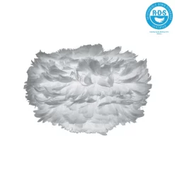 Eos Groot VloerLamp Met Mini Voet Gray/Wit - Umage - Koop Online -Verlichting Opslag UMAGE packshot 2124 Eos mini light grey 1 RDS 2