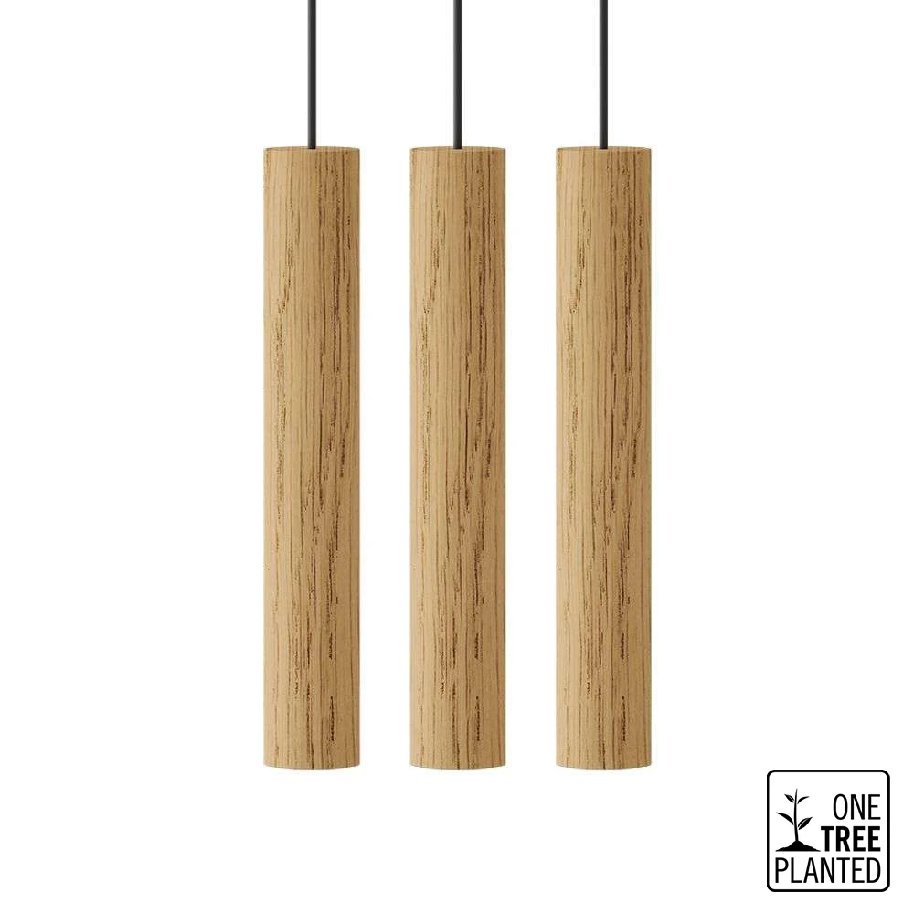Chimes Cluster 3 Hanglamp Oak - Umage - Koop Online 4 Chimes Cluster 3 Hanglamp Oak - Umage - Koop Online - Afbeelding 2