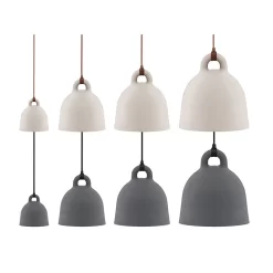 Bell Hanglamp X-Small Gray - Normann Copenhagen - Koop Online -Verlichting Opslag normann copenhagen bell lamper lamps all grey sand