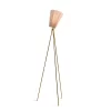 Oslo Wood VloerLamp Goud/Beige - Northern - Koop Online -Verlichting Opslag oslo ood goldbeige