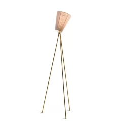 Oslo Wood VloerLamp Goud/Beige - Northern - Koop Online